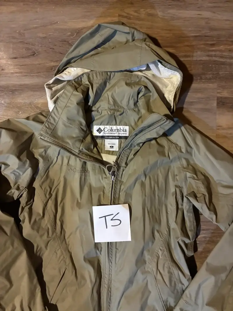 Cortaviento mujer Columbia verde oliva talla S - 2