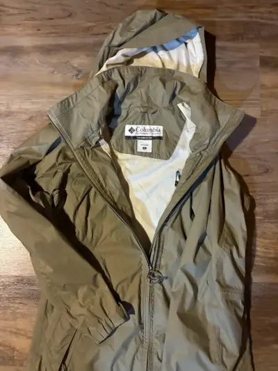 Cortaviento mujer Columbia verde oliva talla S - miniatura 4