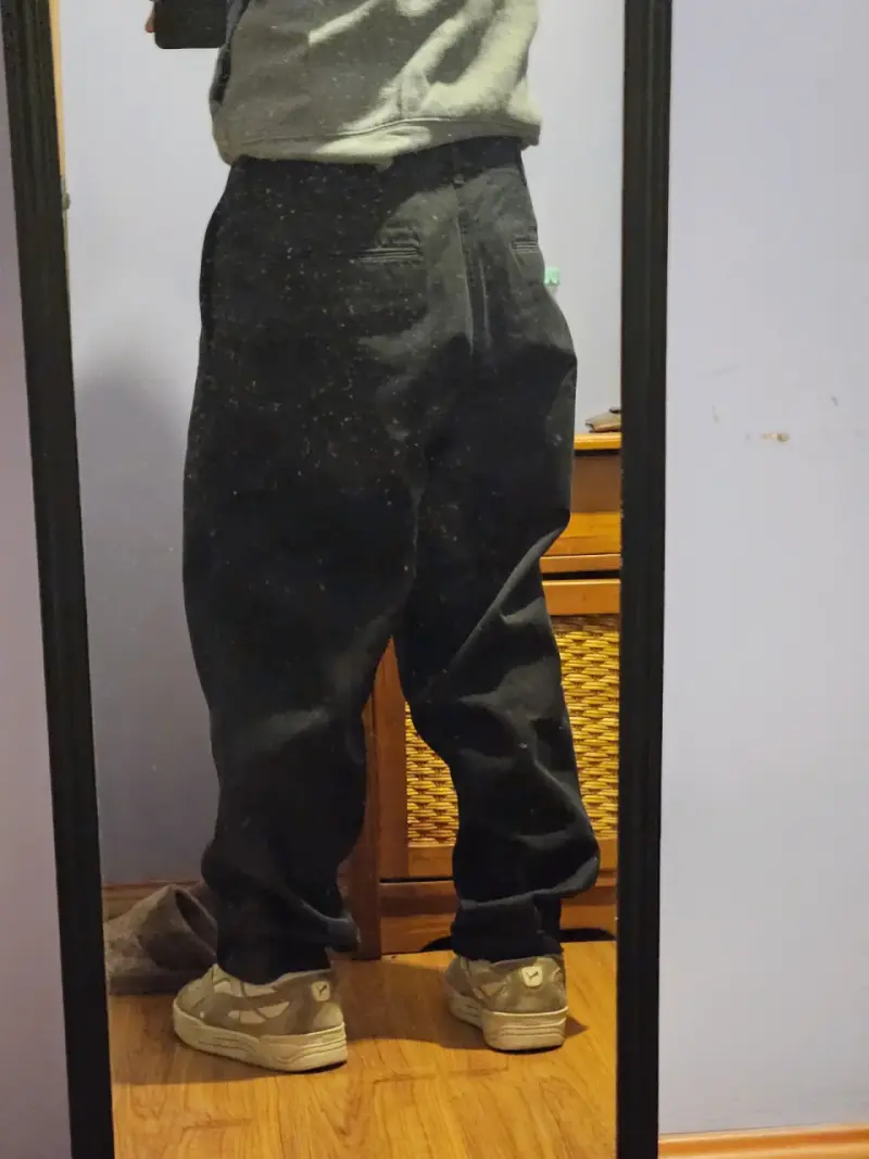 Pantalones Uniqlo negros para hombre - 4