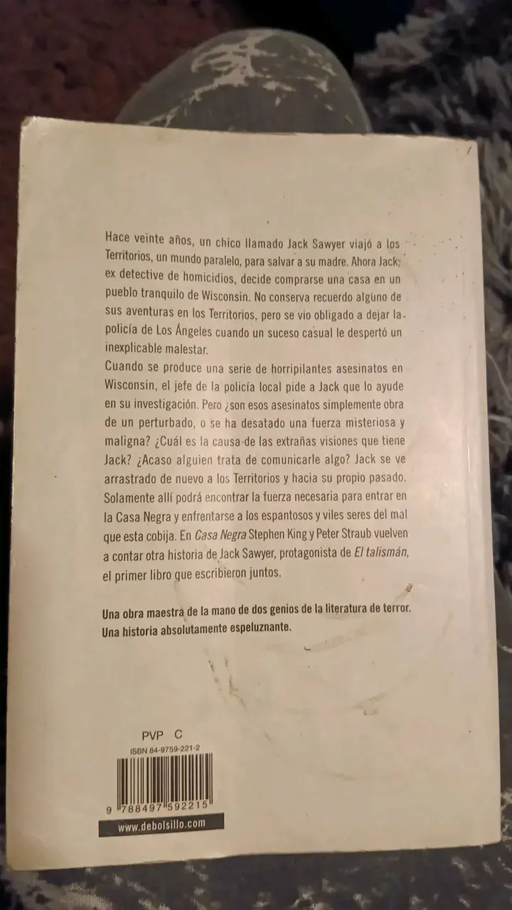 Libro Casa Negra de Stephen King y Peter Straub - 2