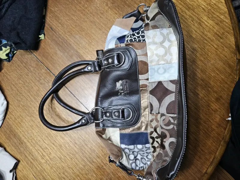 Bolso Coach patchwork multicolor - 4