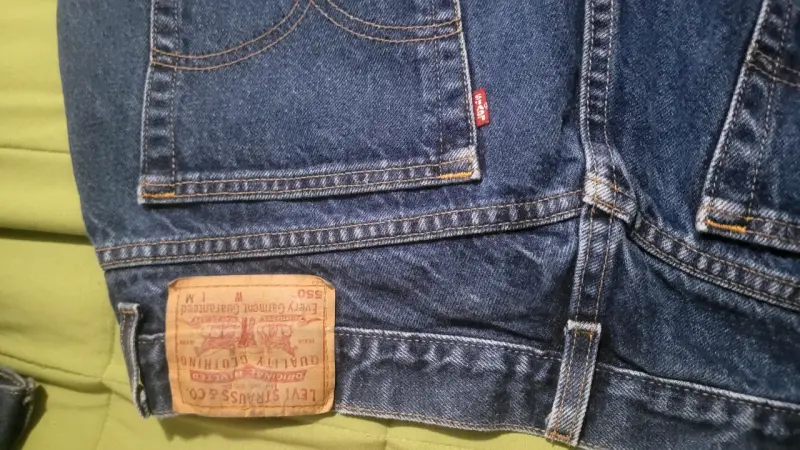 Jeans LEVIS 50-52 mezclilla azul para hombre - 3