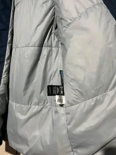 Parka azul con capucha y forro interior - miniatura 4