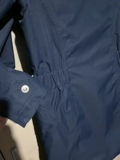 Parka azul con capucha y forro interior - miniatura 5