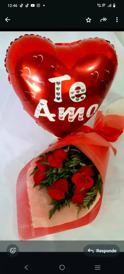 Ramo o caja de 6 rosas naturales - miniatura 1