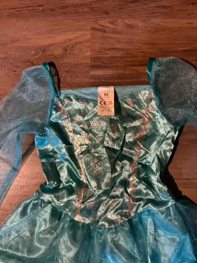 Disfraz de princesa azul para niña talla 7-10 - miniatura 2