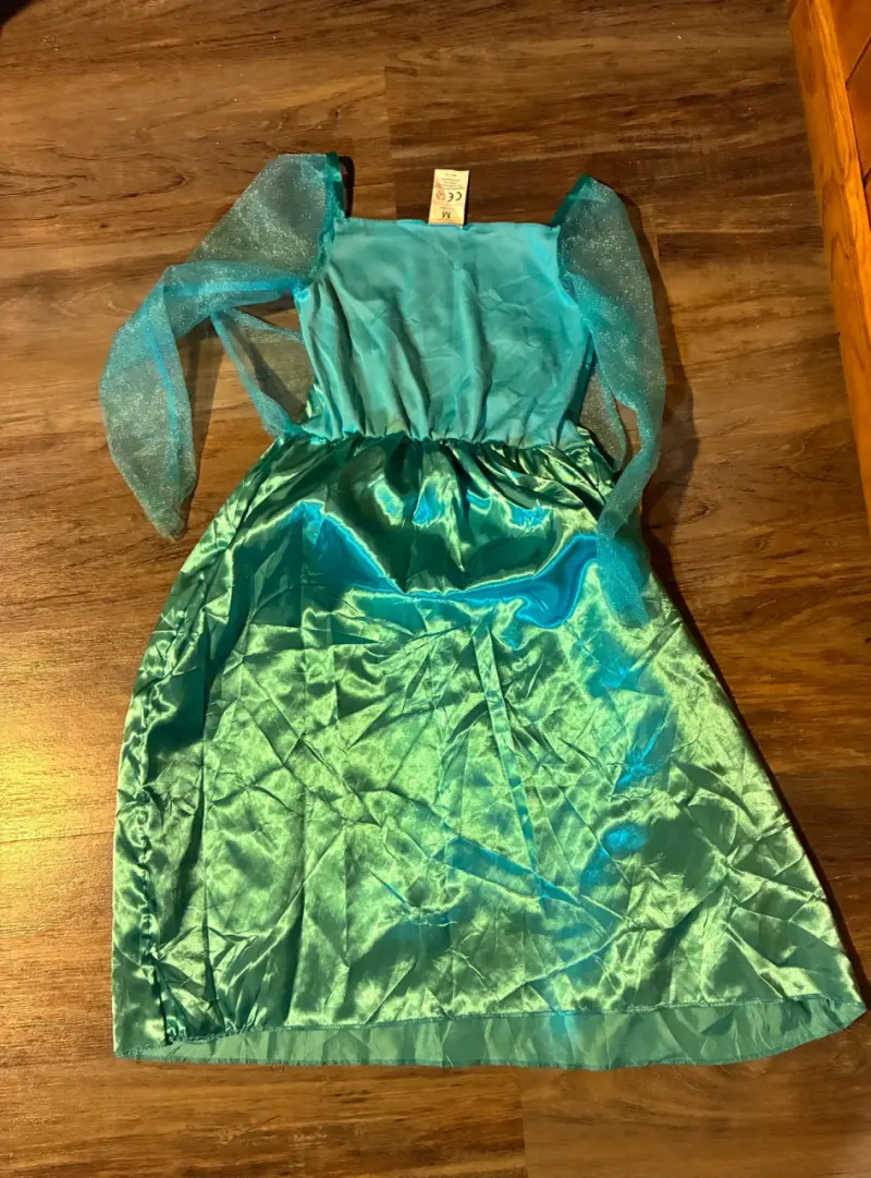 Disfraz de princesa azul para niña talla 7-10 - 3