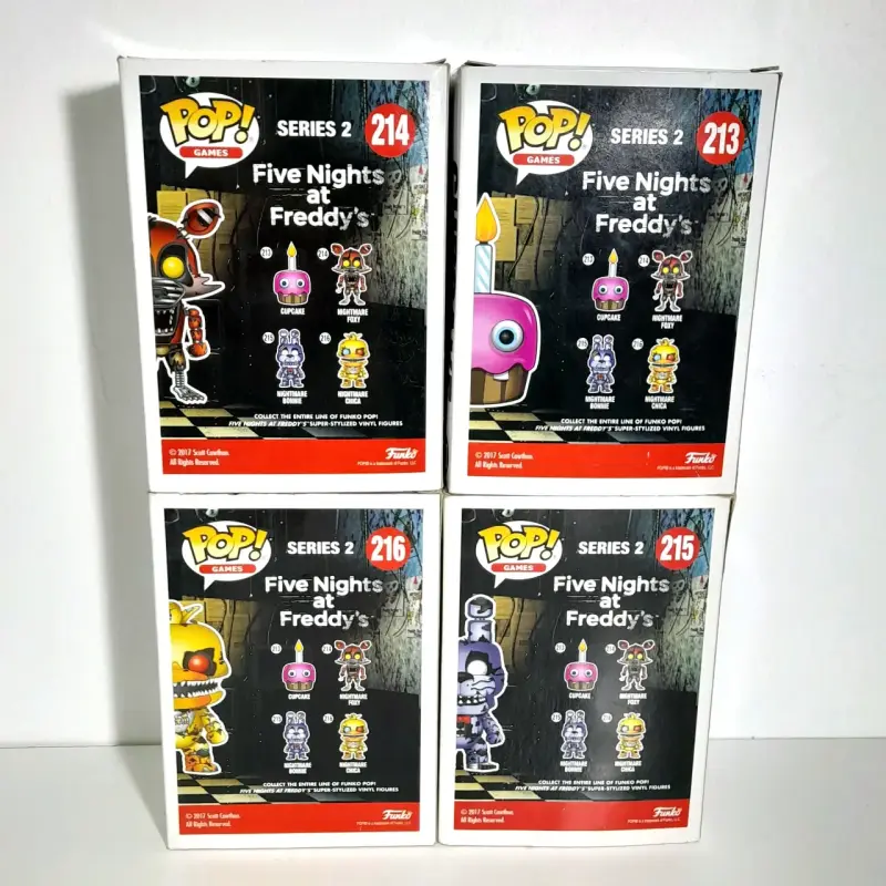 Colección completa Funko Pop Five Nights At Freddy - 3