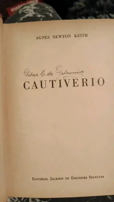 Libro 'Cautiverio' de Agnes Newton Keith - miniatura 2