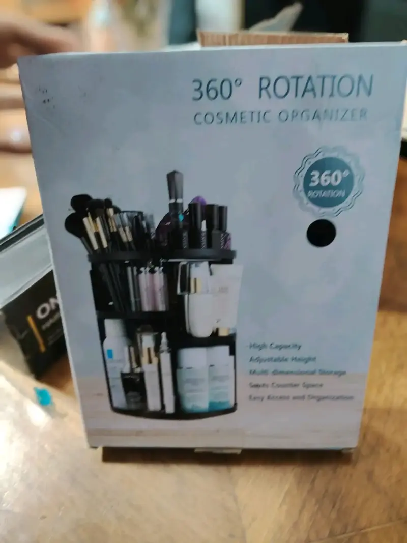 Organizador de cosméticos rotativo 360°