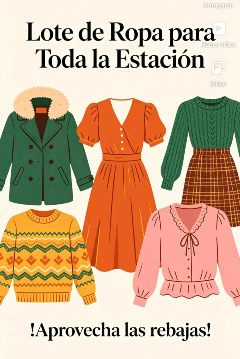 Lote de ropa variada para toda la estación
