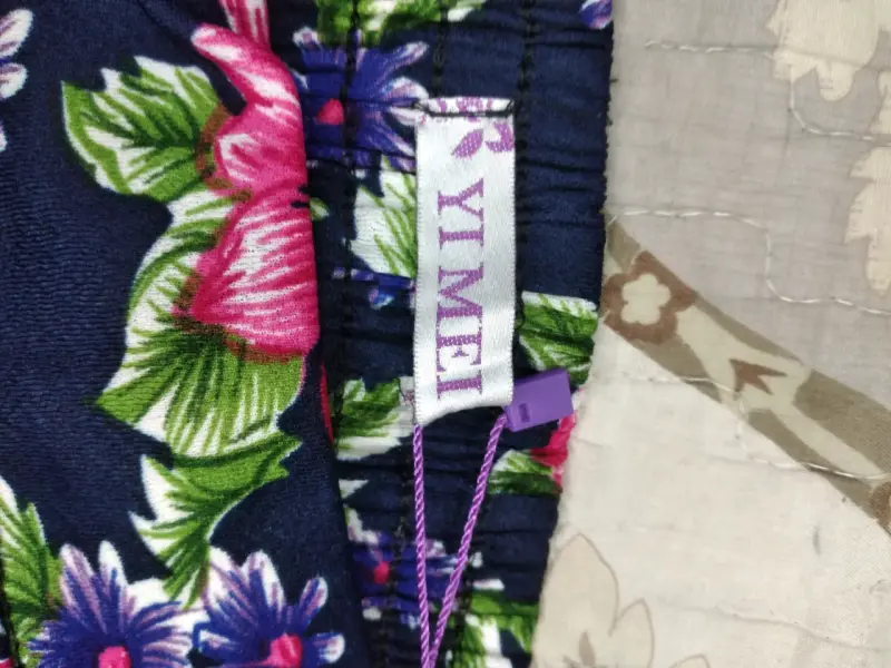 Pantalones anchos florales mujer - 2