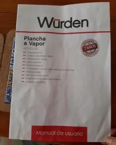 Plancha a vapor vertical Würden para ropa - miniatura 2