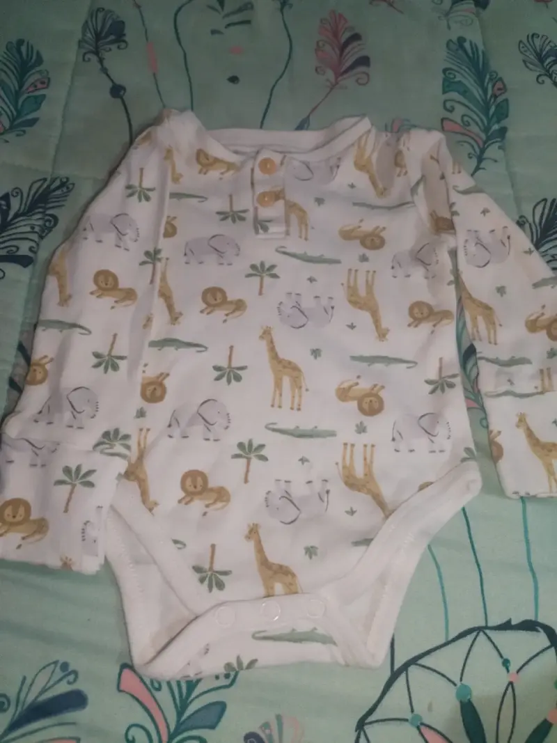 Body de bebé con diseño de león - 5