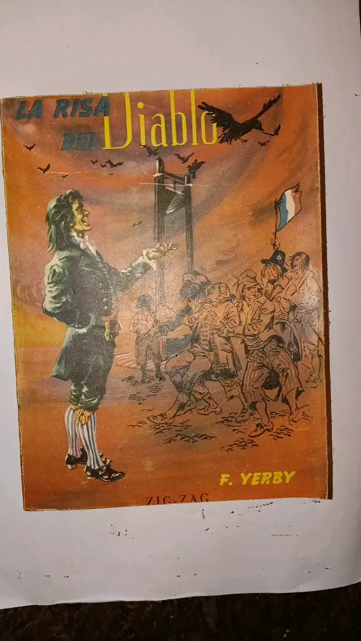 Libro antiguo 'La Risa del Diablo' de F. Yerby - 1