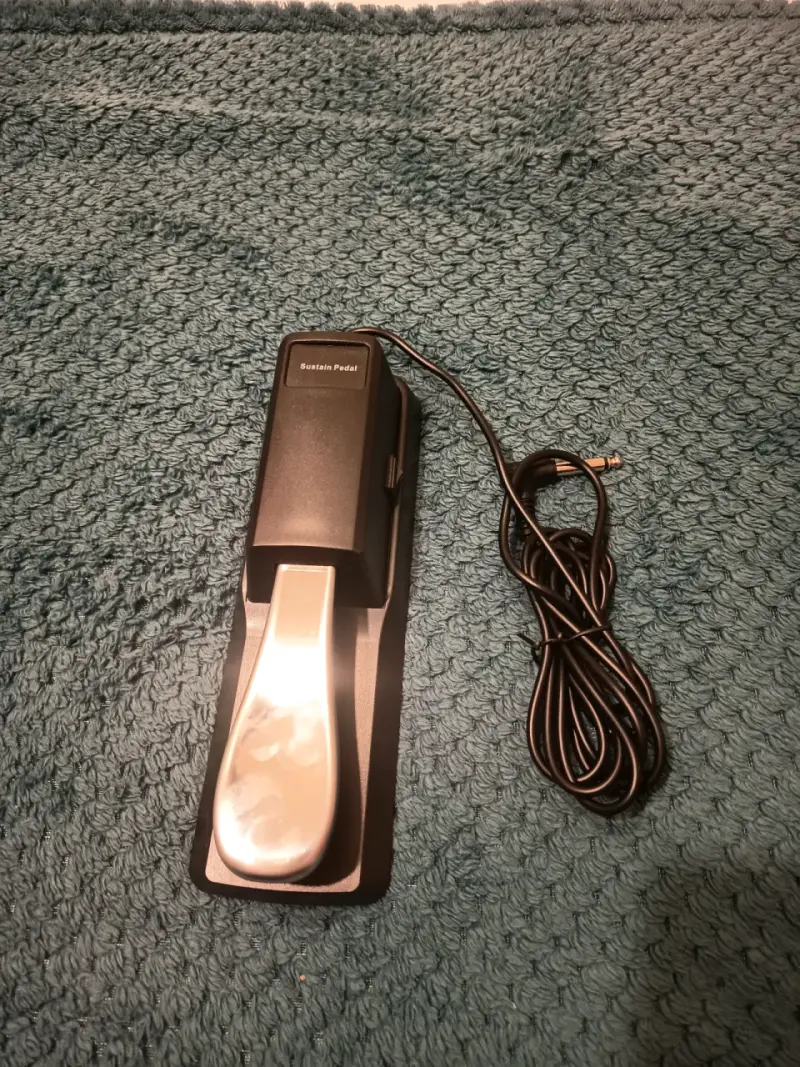 Pedal de sostenido para teclado musical