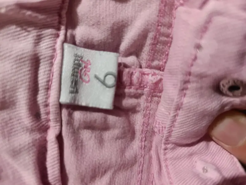 Shorts rosados de mezclilla para niña - 3