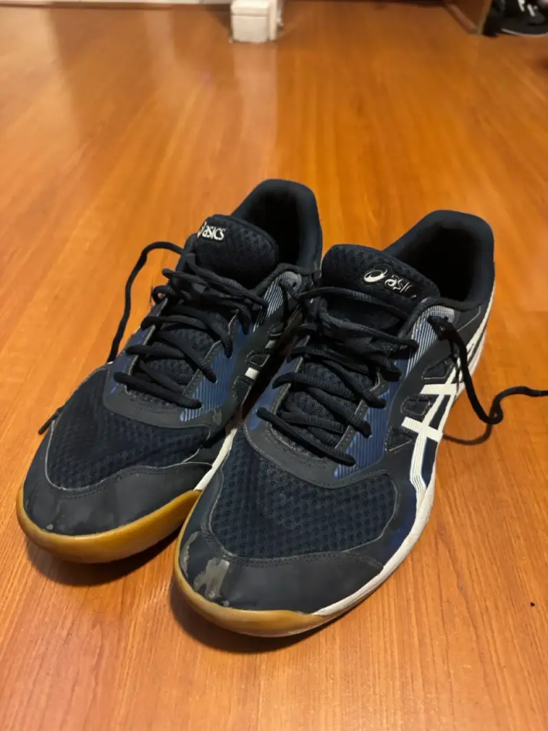 Zapatillas Voleibol Asics azul y blanco - 2