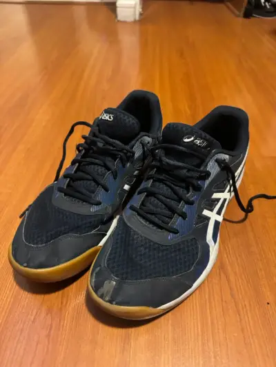 Zapatillas Voleibol Asics azul y blanco - miniatura 2