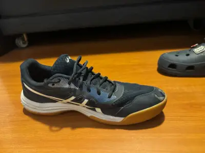 Zapatillas Voleibol Asics azul y blanco - miniatura 3