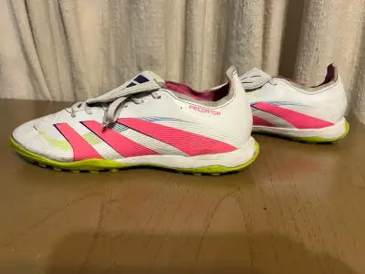 Zapatillas de fútbol Adidas Predator blancas - miniatura 4