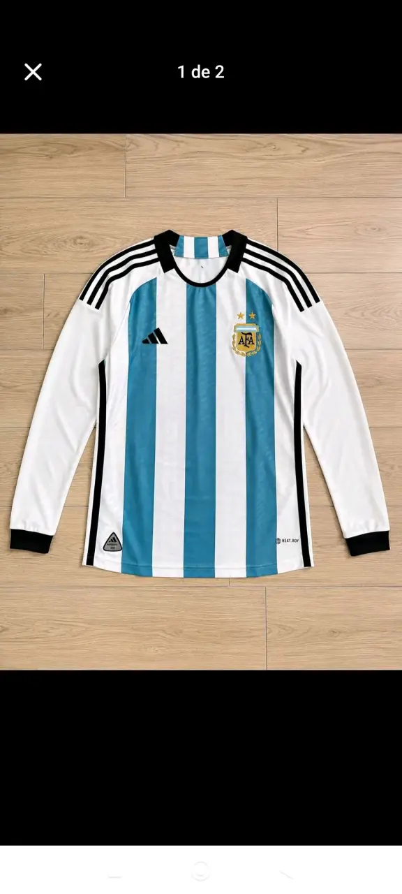 Camiseta Adidas Argentina 2022 manga larga - 2