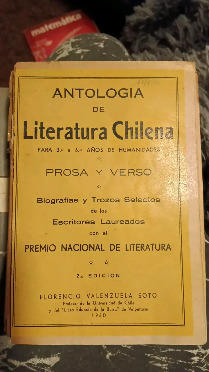 Antología de Literatura Chilena 1960