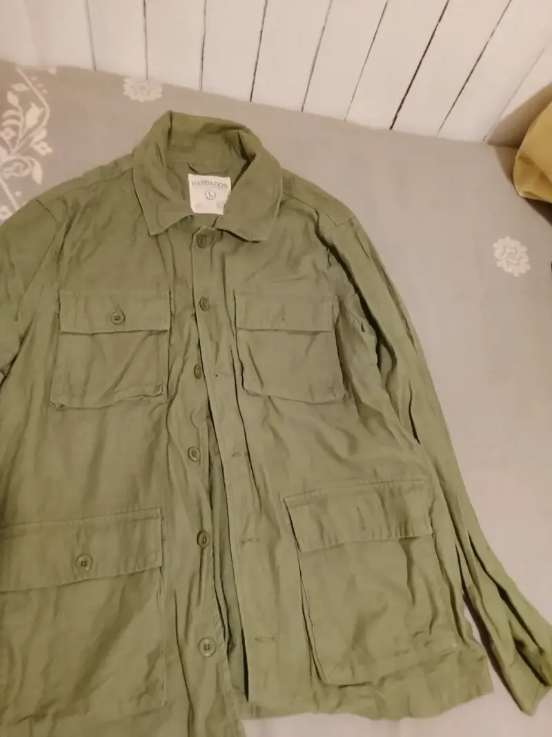 Chaqueta verde militar Barbados