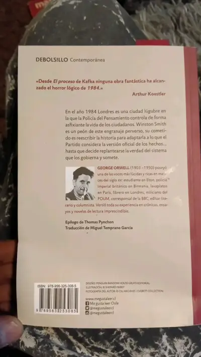 Libro 1984 de George Orwell edición de bolsillo - miniatura 2