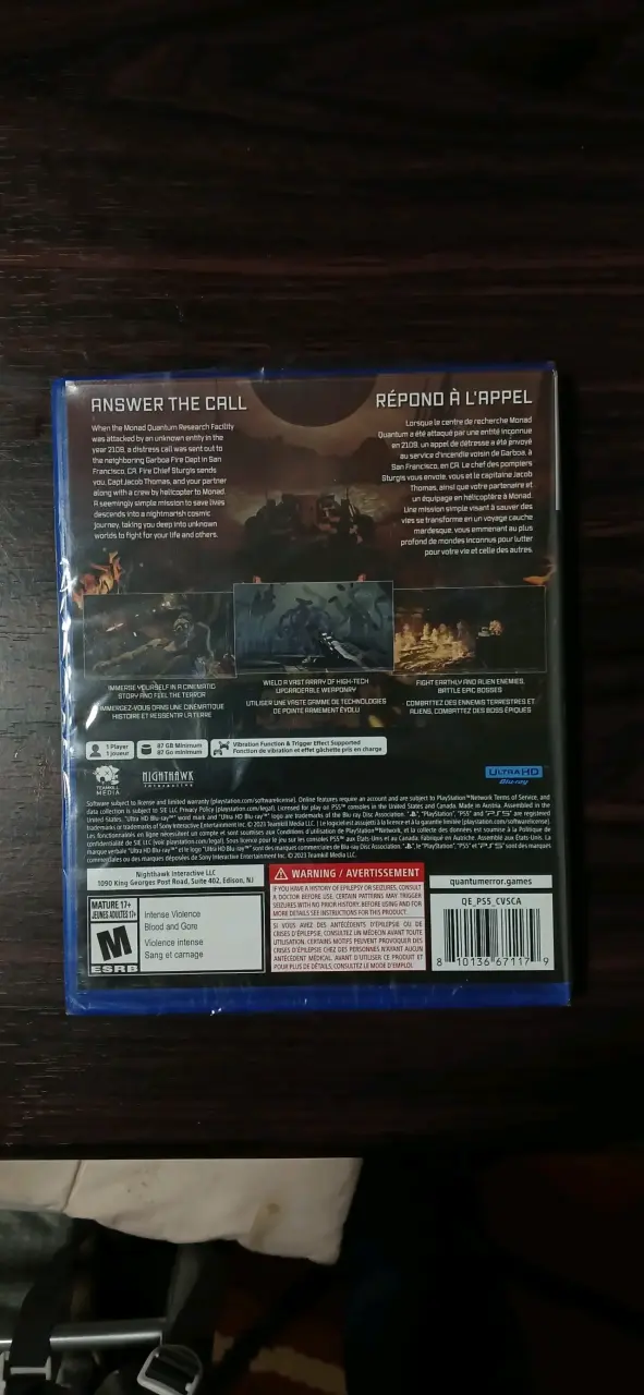 Juego PS5 Quantum Error nuevo - 2