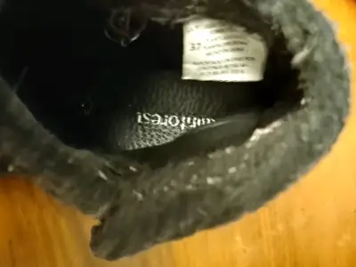 Botines negros 37 con forro de lana - miniatura 3