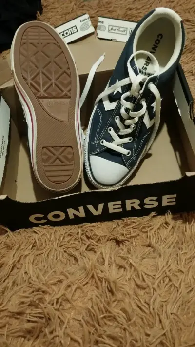 Zapatillas Converse azules de lona - miniatura 1