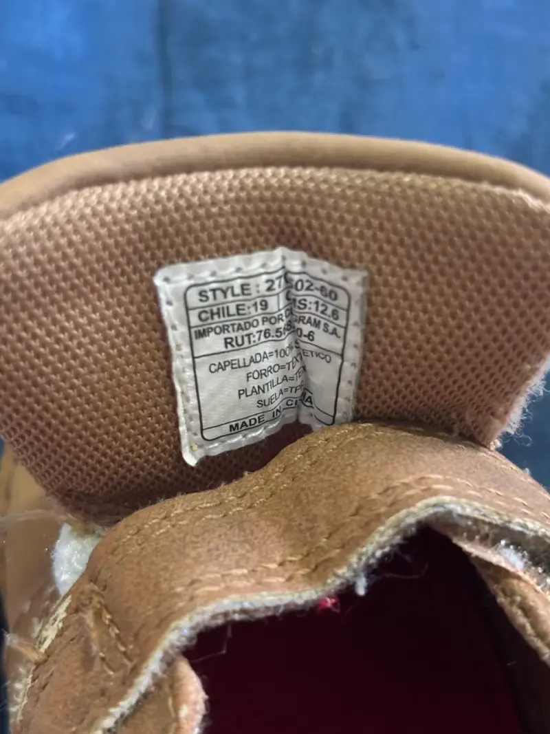 Zapatillas de bebé azul marino con velcro - 5