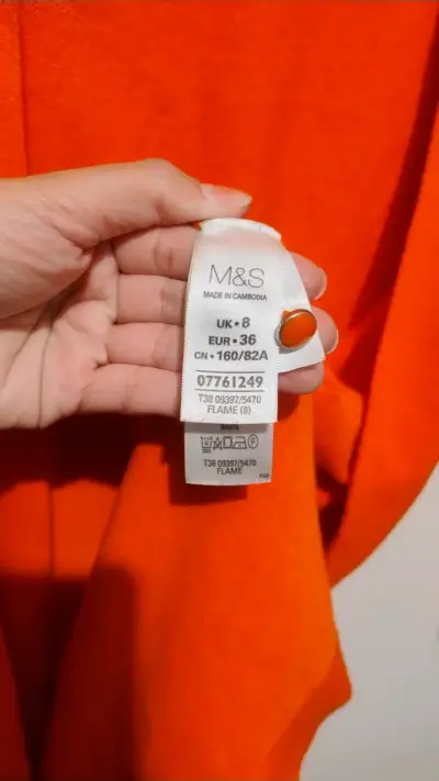 Cardigan naranja M&S Collection - miniatura 2
