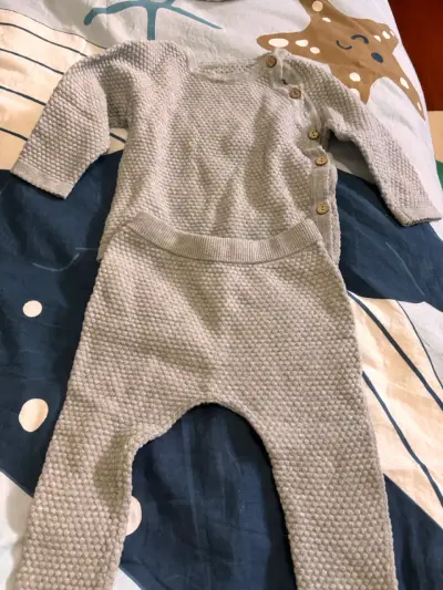 Conjunto de bebé tejido - miniatura 2