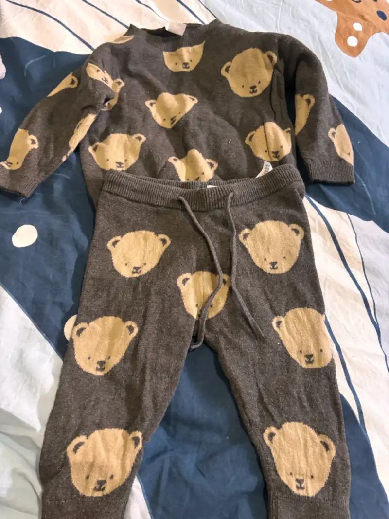 Conjunto de bebé tejido - 3