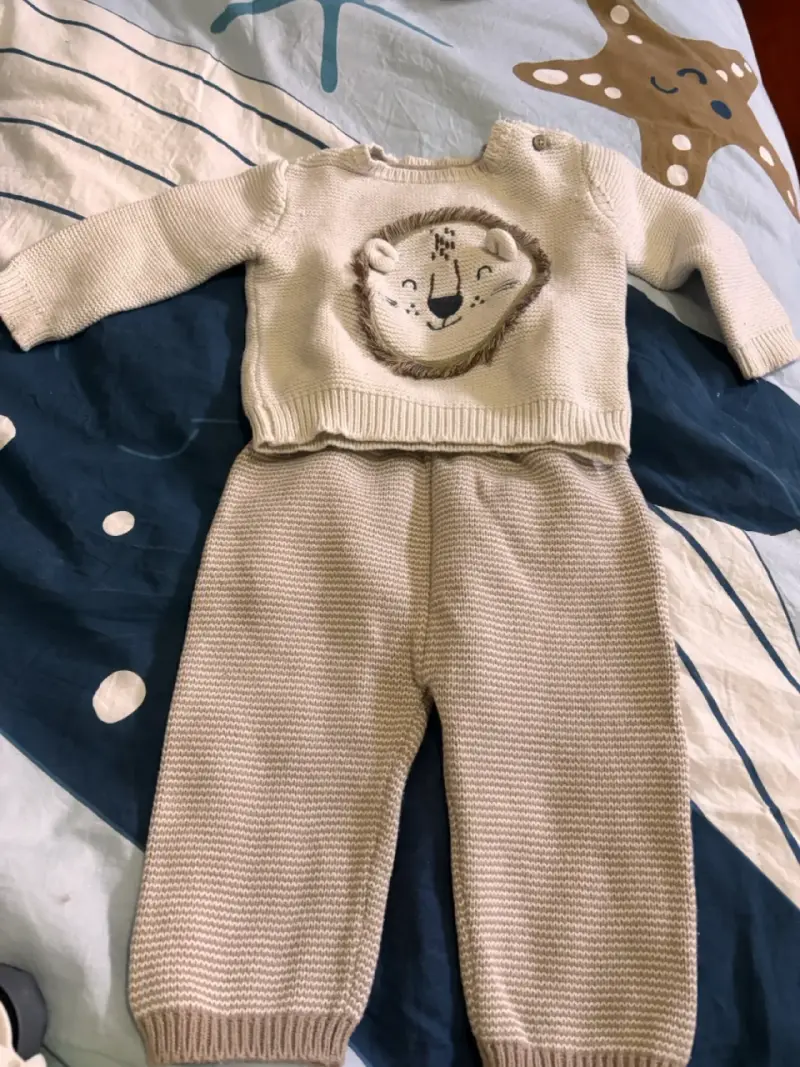 Conjunto de bebé tejido - 5