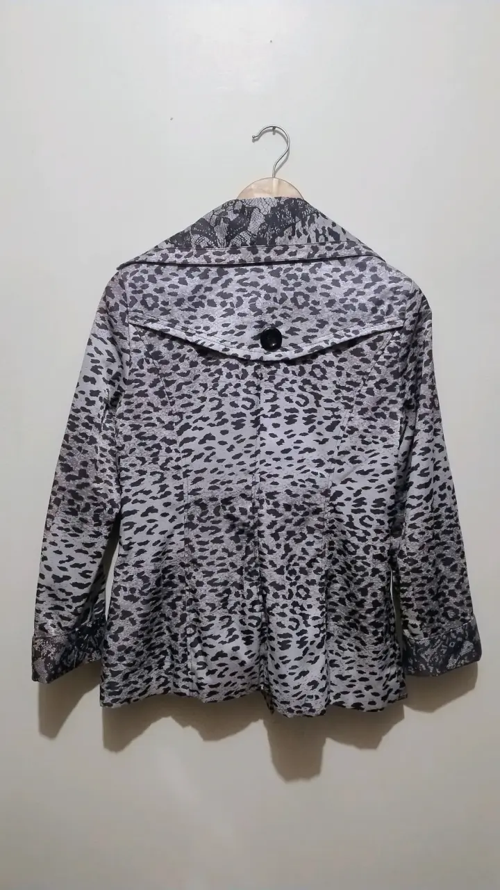 Abrigo estampado animal print mujer - 2