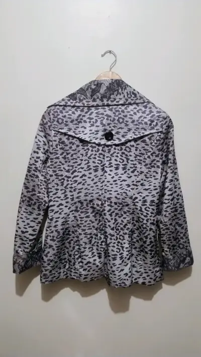 Abrigo estampado animal print mujer - miniatura 2