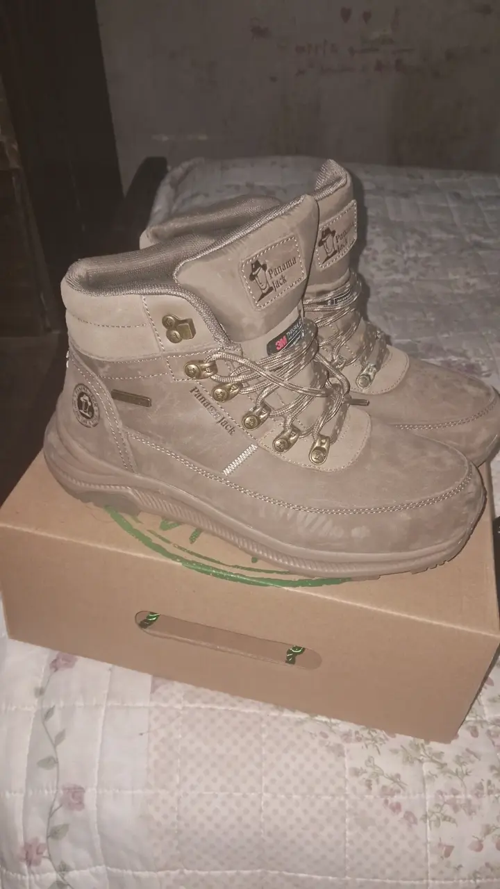 Botines Panama Jack WL007 color taupe talla 37 - 2