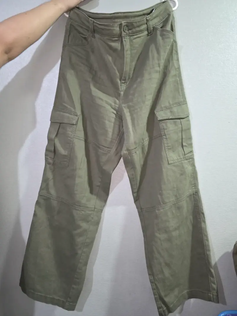 Pantalones cargo verde oliva unisex