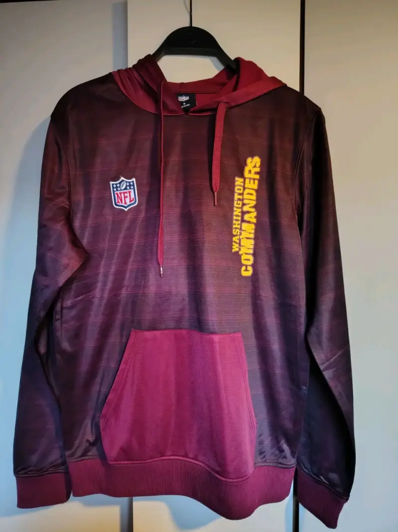 Polerón Washington Commanders NFL burdeos
