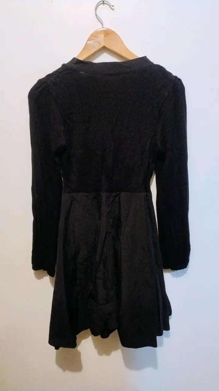 Vestido negro con lazo marca George - 2