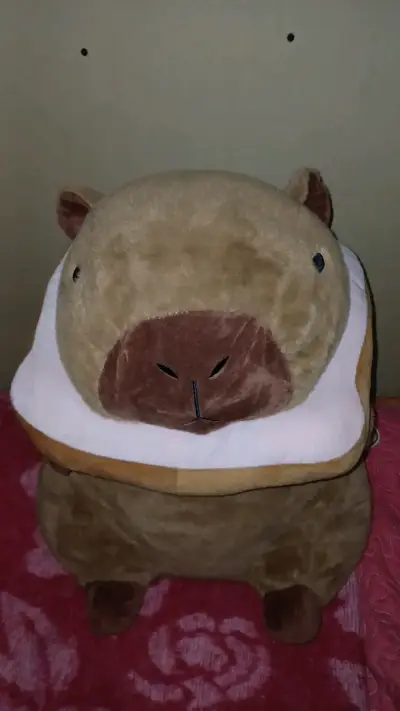 Peluche grande de capibara suave - miniatura 2