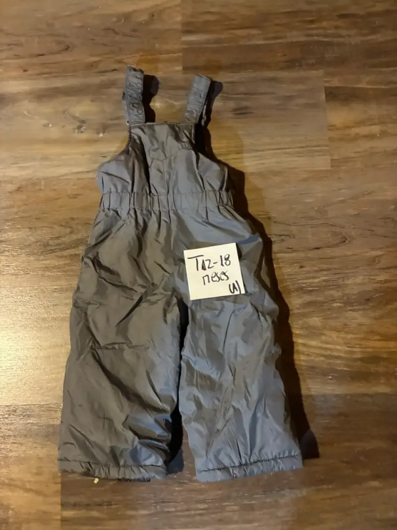 Overol impermeable gris para niños 12-18 meses - 2