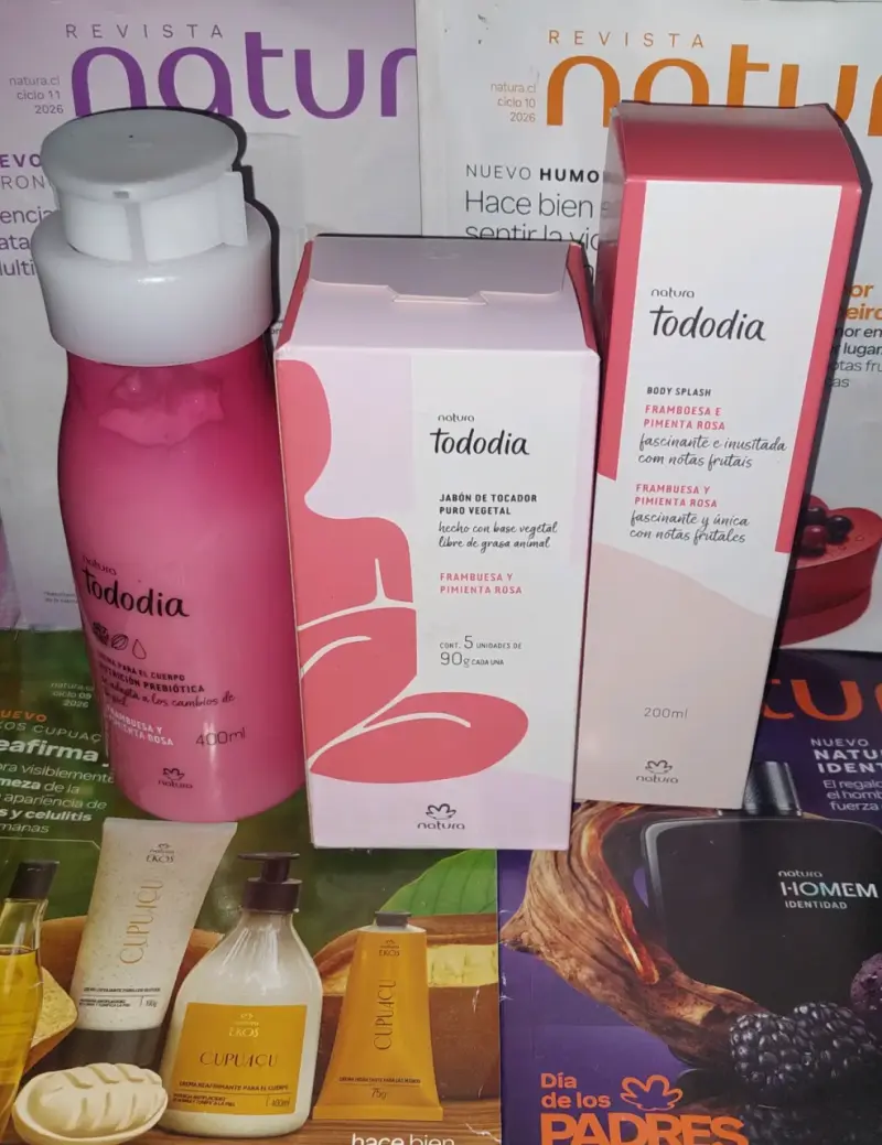 Set Natura Tododia Frambuesa y Pimienta Rosa