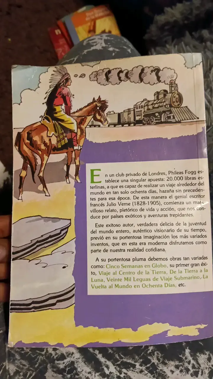 Libro La Vuelta al Mundo en 80 Días Julio Verne - 2