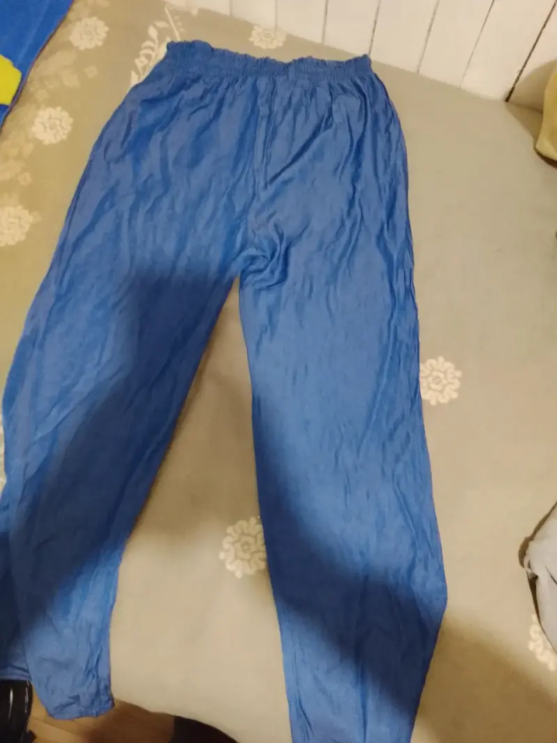Pantalones deportivos azules para hombre