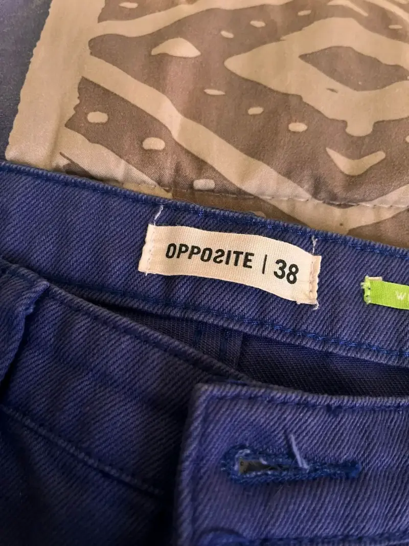 Pantalones azules Opposite talla 38 - 1