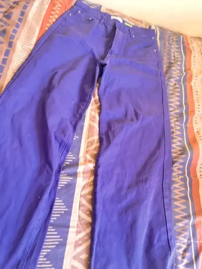 Pantalones azules Opposite talla 38 - miniatura 2